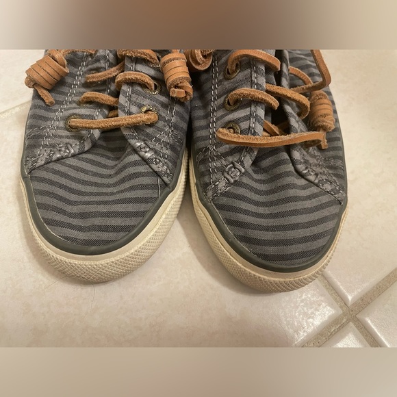 Sperry Women's Seacoast Stripe Boat Sneakers - Picture 7 of 8